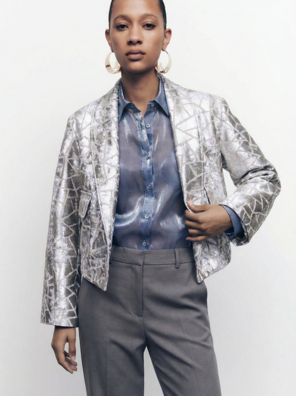Silver Blazer