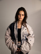 Oversized Printed Blazer