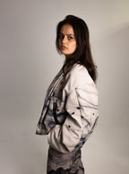 Oversized Printed Blazer