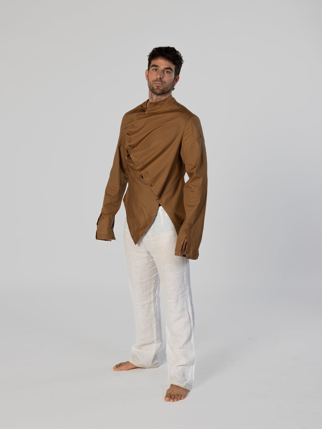 Asymmetric Cotton Shirt