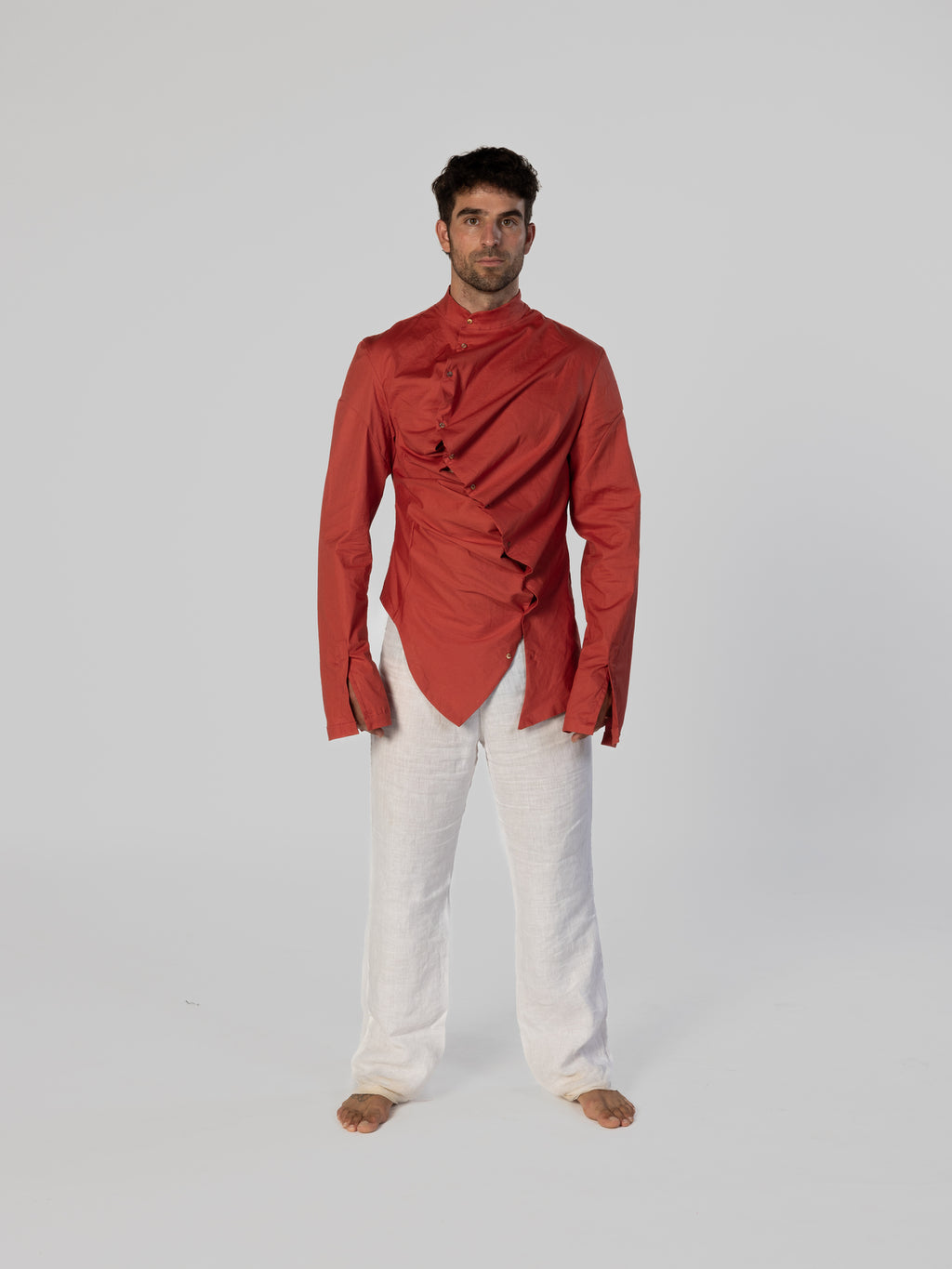 Asymmetric Cotton Shirt