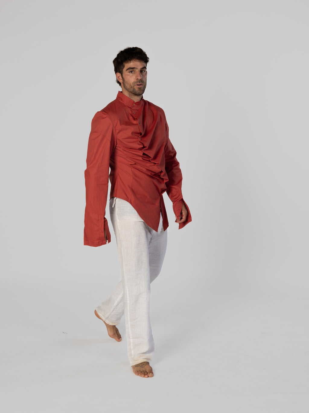 Asymmetric Cotton Shirt