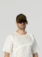 “Rastro” cap in leather