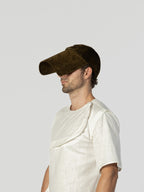 “Rastro” cap in leather