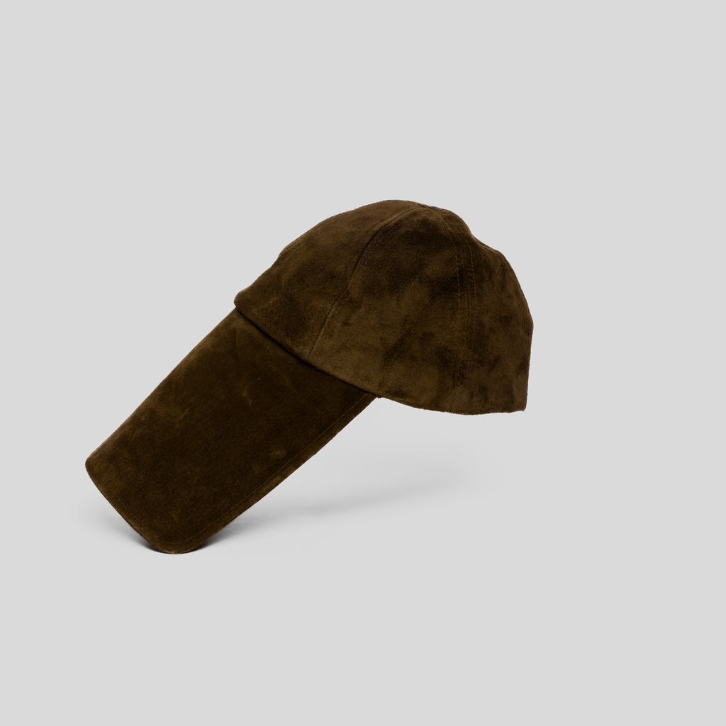 “Rastro” cap in leather