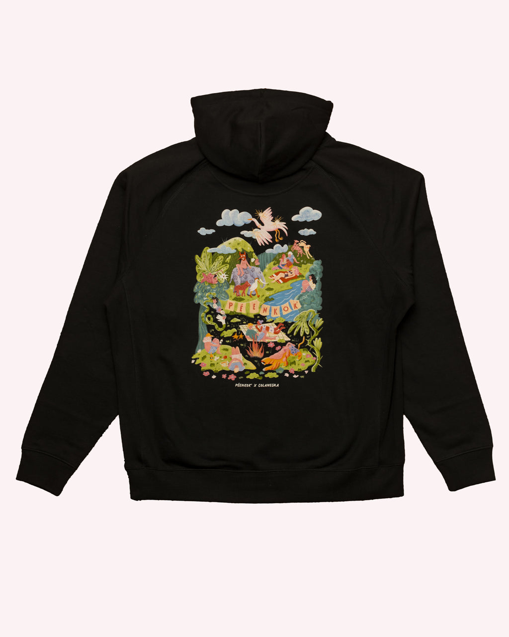 Colanegra Black Hoodie