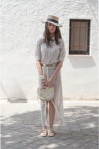 Zebra Print Shirt Dress