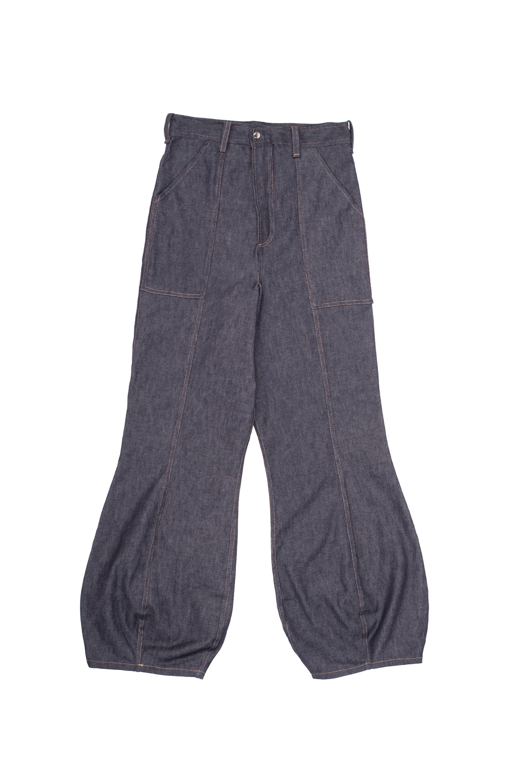 Denim wide pant