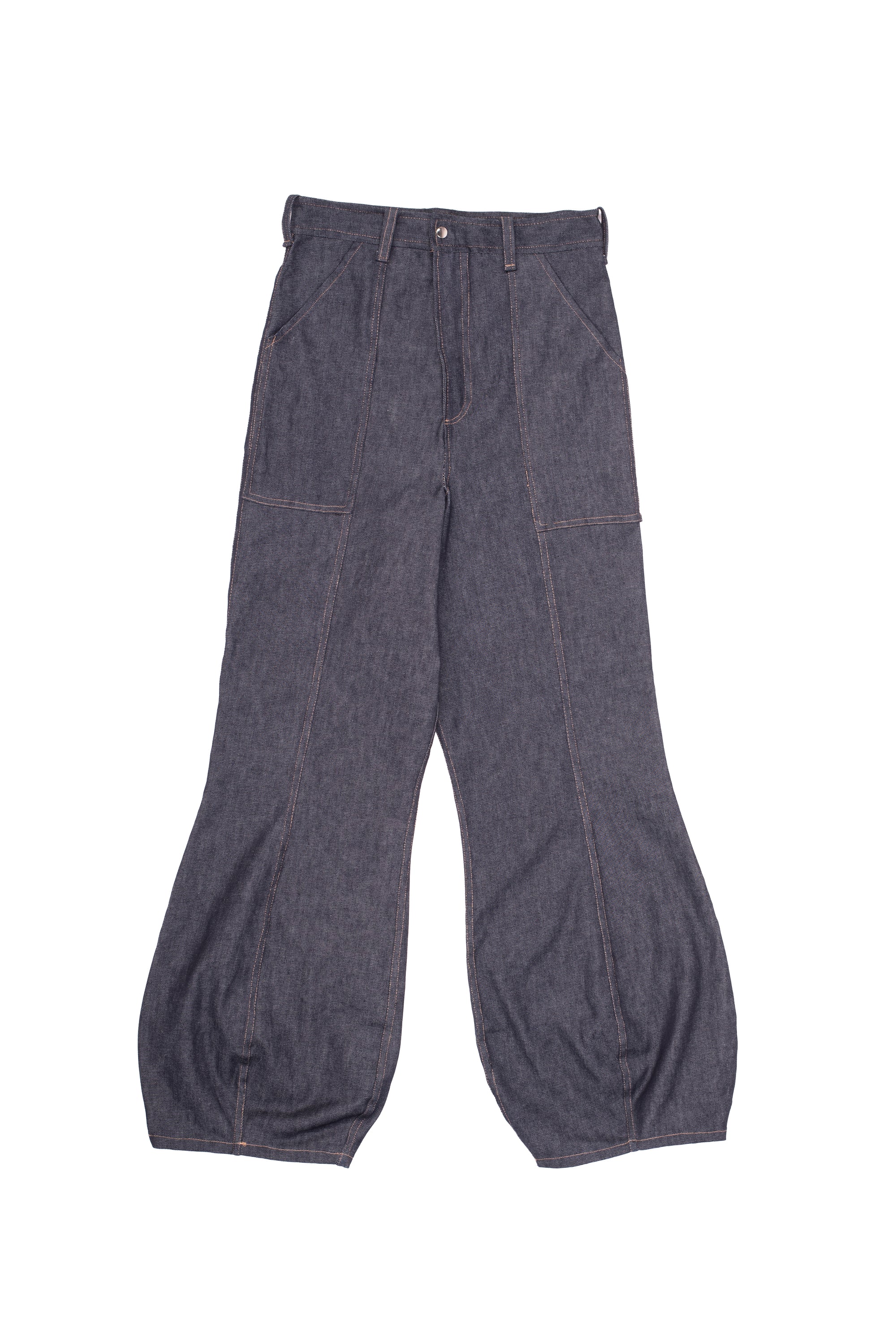 Denim wide pant