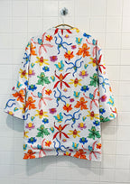 Reversible Floral Print Kimono