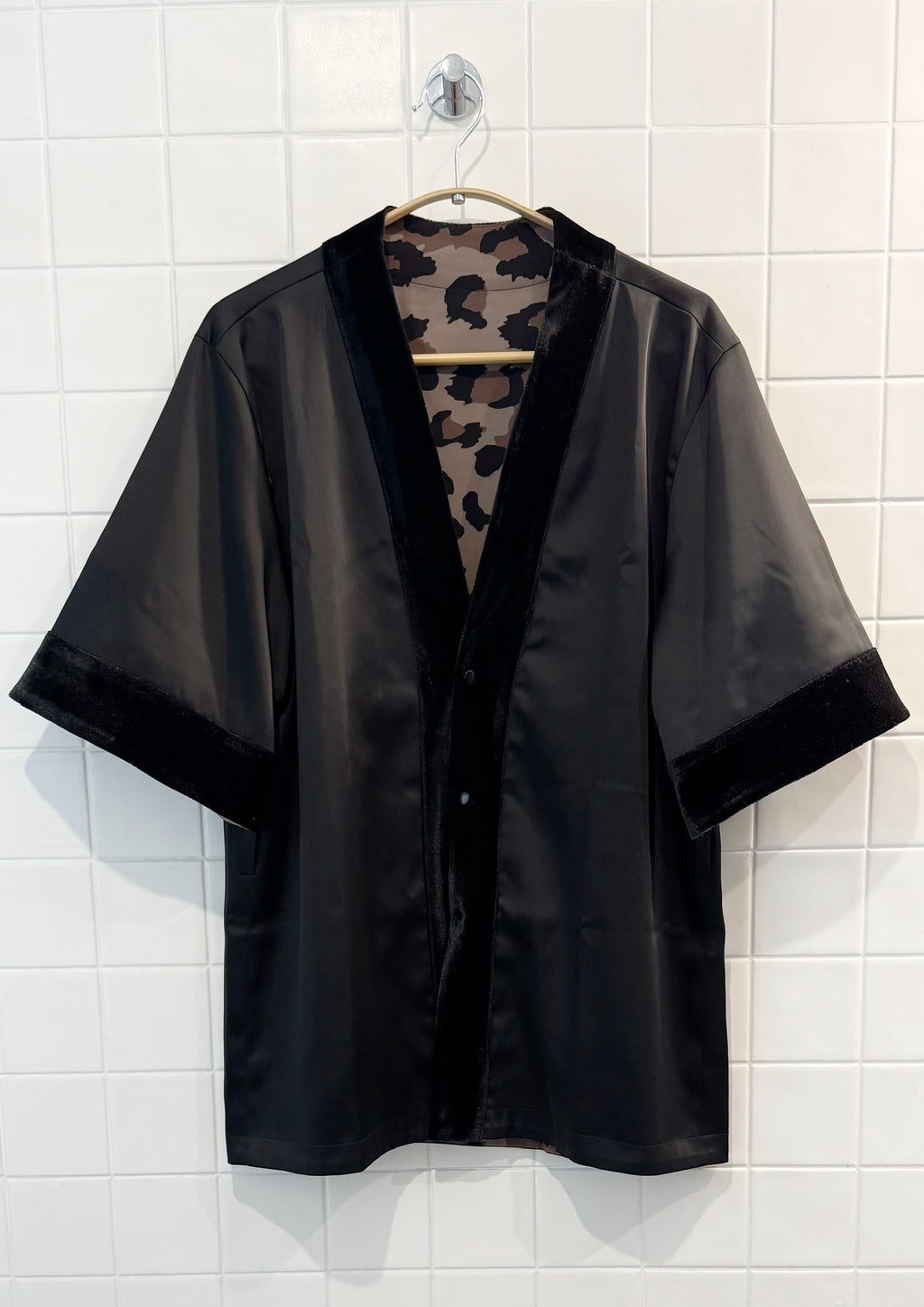 Reversible Animal Print Kimono