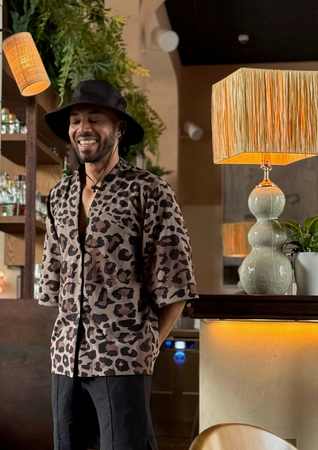 Reversible Animal Print Kimono