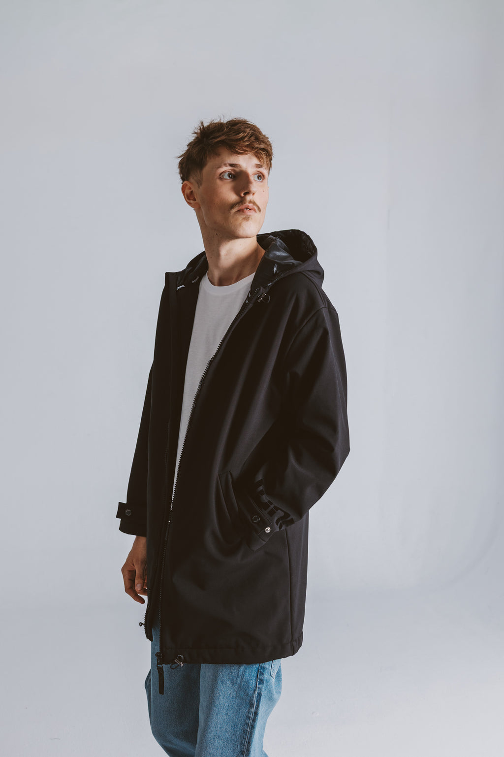 Lightweight Hooded Trench Coat