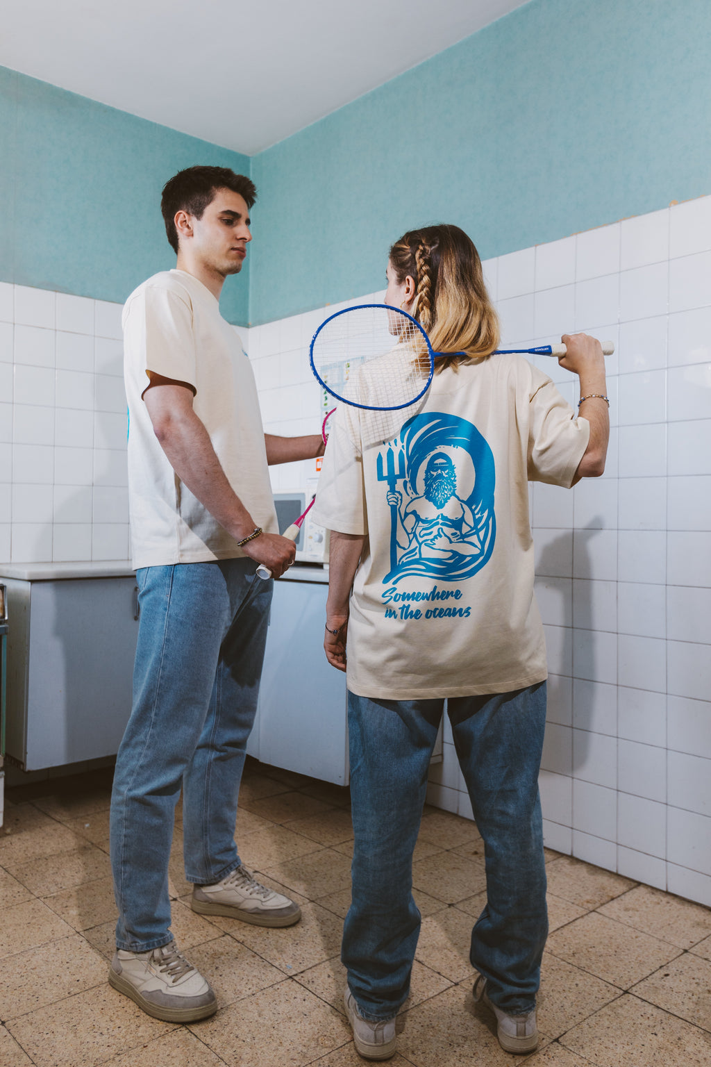 Cream Short Sleeve Tee – Ocean Boss