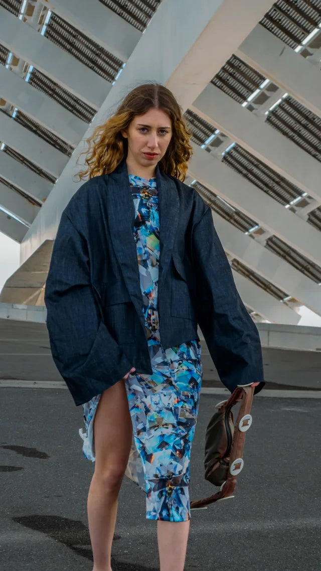 Oversize denim jacket