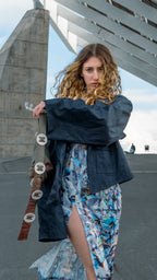 Oversize denim jacket